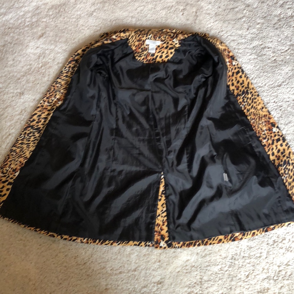 Cheetah print coat - Picture 6 of 7